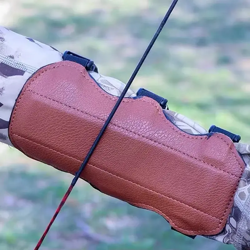 PU Leather Arm Guard Protector Archery Bow Hunting/Shooting Sports Arm Protector Accessory