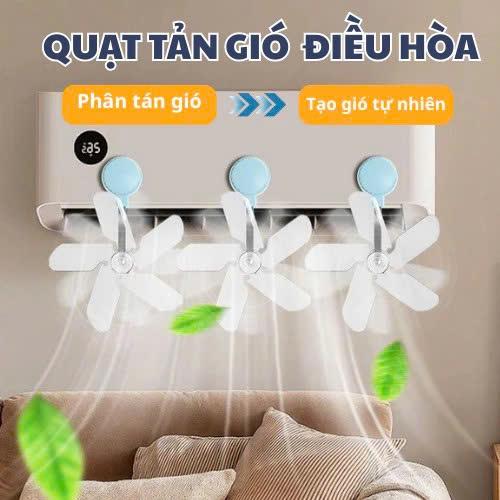 Quạt Tản Gió Điều Hòa, Quạt Điều Chỉnh Hướng Gió Điều Hòa Máy Lạnh Xoay 360 Độ…