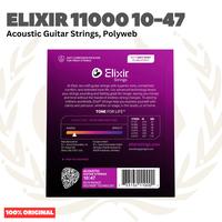 Gambar ELIXIR 11000 Polyweb 80/20 Bronze Acoustic Guitar Strings 10-47 - Senar Gitar Akustik dari GH Music Store Kota Tangerang Selatan 2 Tokopedia