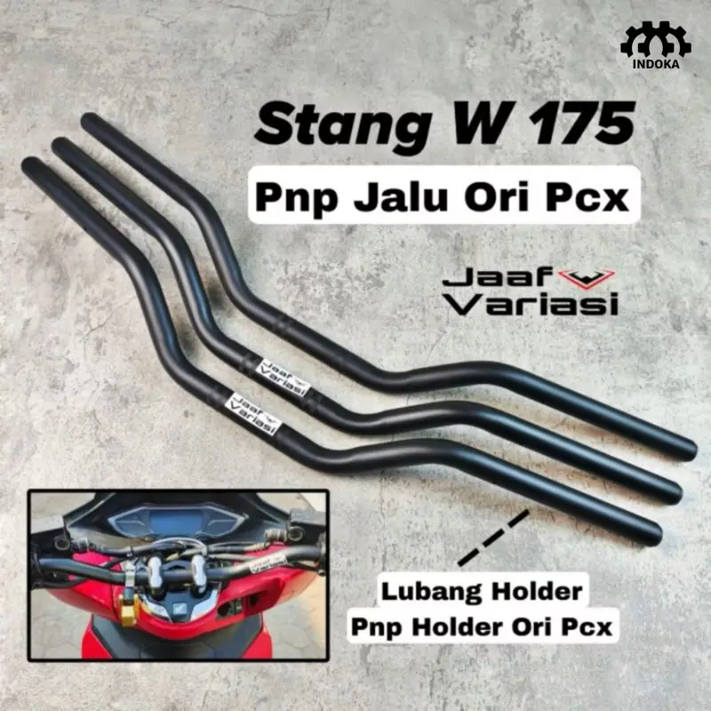 Variasi Stang W 175 Lubang Holder Pnp Jalu Ori Pcx