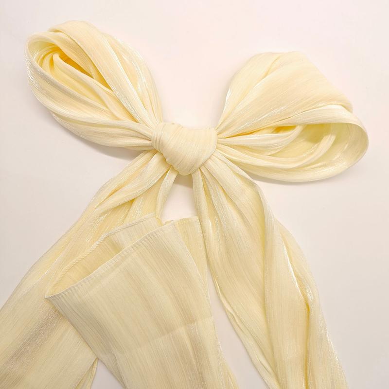 Product Introduction of Summer New Solid Color Soft and Shiny Silk Scarf Long Scarf Headscarf Shawl 28