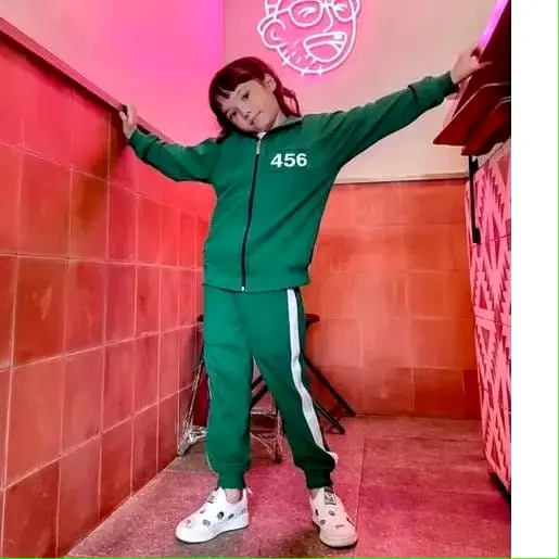 Setelan Jaket Anak Laki-laki Dan Perempuan Squait Game Sesoan 2 Viral Usia 1-12 Tahun Terbaru 1