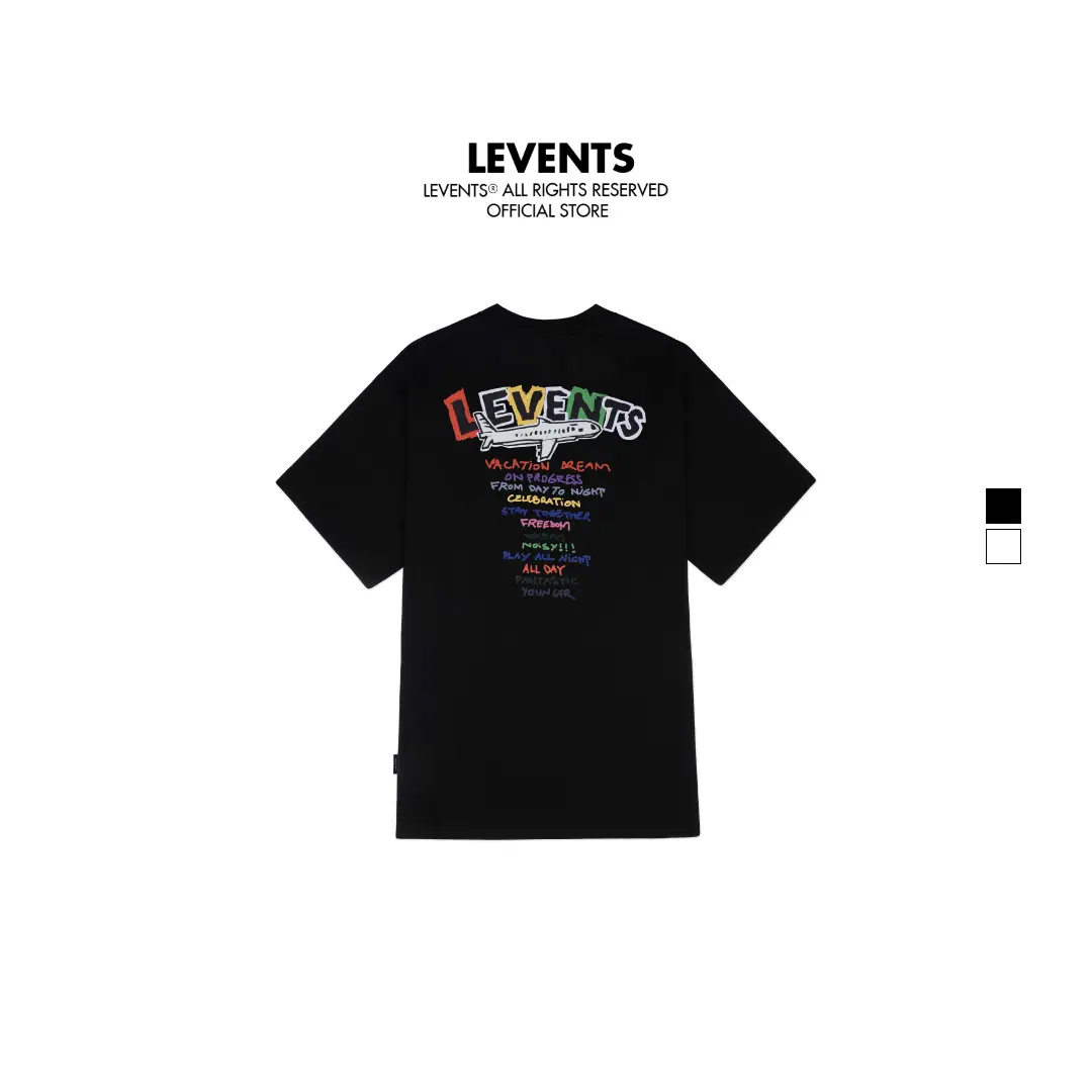 Áo Thun Levents Airplane Tee 100% Cotton Unisex T-shirt Oversized