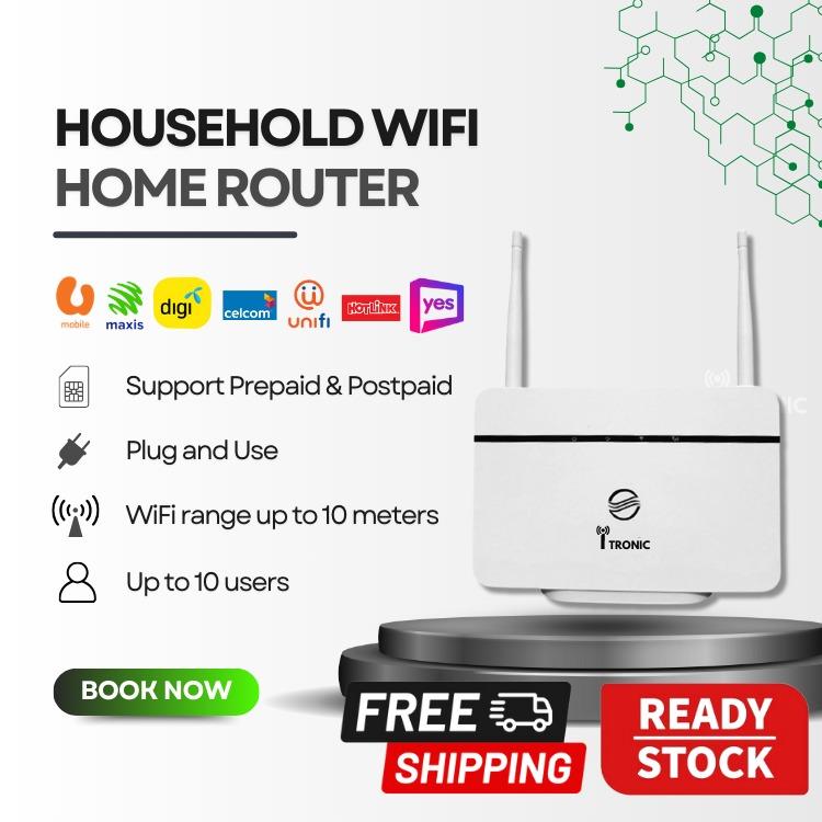 ITRONIC Ready Stock Home Router One Lan Port Smart WiFi Mode - TikTok ...