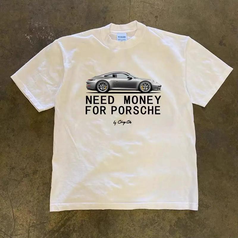 2026 New Summer Loose Short-Sleeve T-Shirt for Men, Trendy Brand Casual…