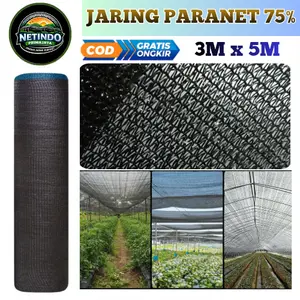 JARING PARANET 75% SHADING NET ANTI UV KUALITAS IMPORT GRADE A 3M X 5M JARING TANAMAN Ideal untuk Melindungi Tanaman dari Sinar UV COD & GRATIS ONGKIR