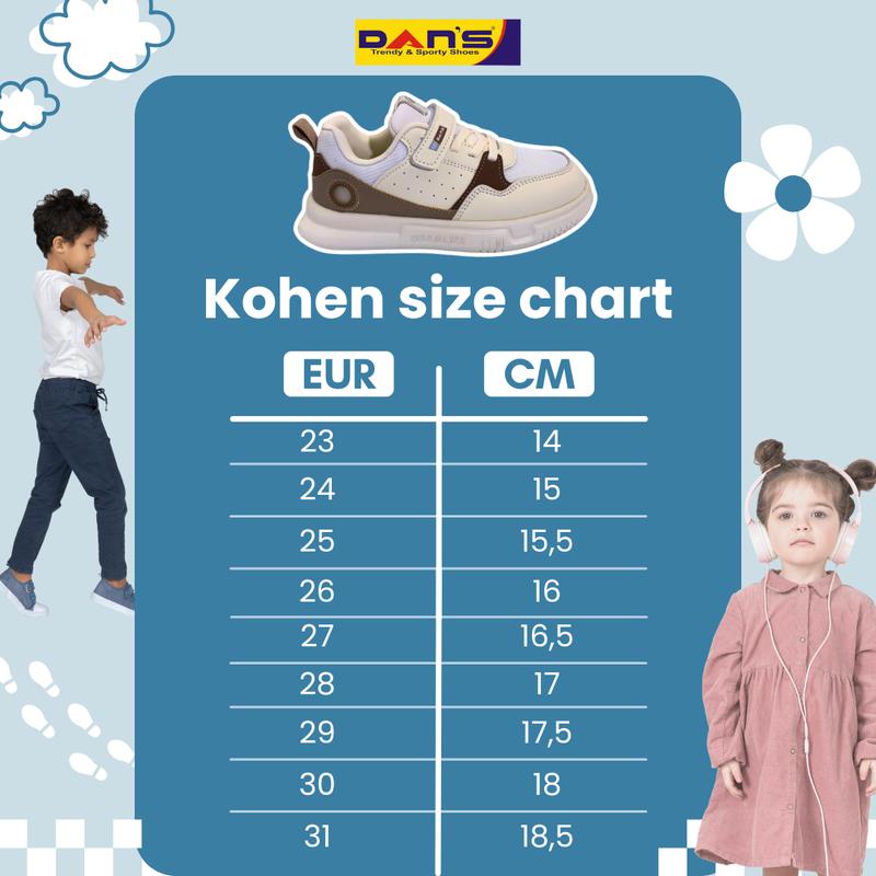 Product Introduction of Sepatu Dans Kohen Sepatu Sneakers Anak Laki-Laki - White/Navy 0