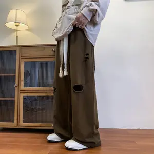 Desain celana hiphop Amerika pria celana panjang