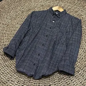 KEMEJA FLANEL PRIA LENGAN PANJANG PREMIUM G11 Lembut Motif Nyaman Distro Casual Hitam Slimfit Kotak