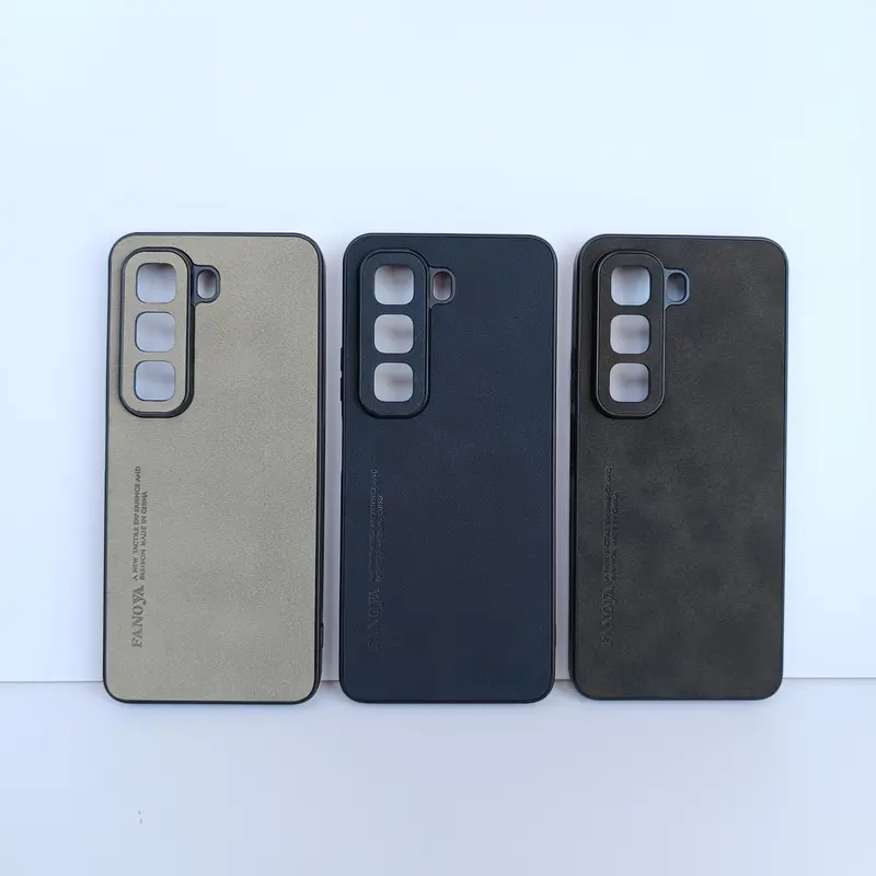 Soft Case Infinix Hot 50 Pro Plus Luxury Case Sheepskin Leather FOR INFINIX 3