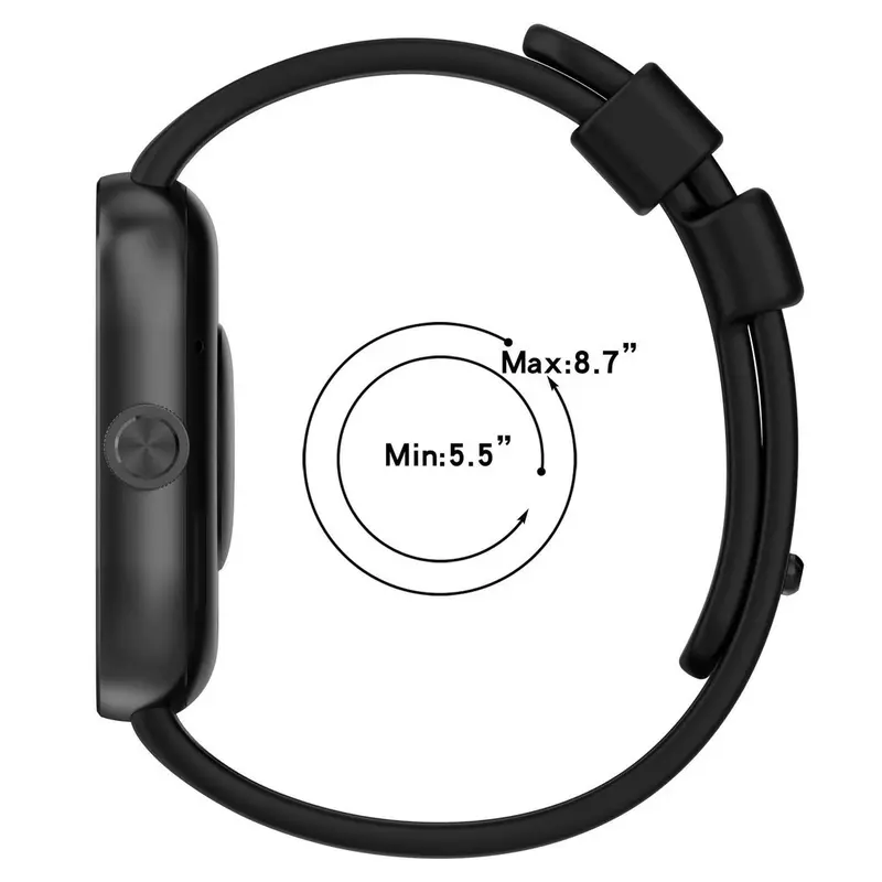 Silicone Strap for Redmi Watch 4  Tali Jam Tangan Smartwatch For Xiaomi Mi Band 8 Pro Strap Rubber Band Wristband Accessories Replacement Belt Bracelet 4