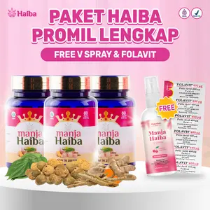 [FREE FOLAVIT DAN V SPRAY PAKET PR0MIL] MANJA HAIBA EKSTRAK MANJAKANI DAN KAYU RAPAT 3 BOTOL