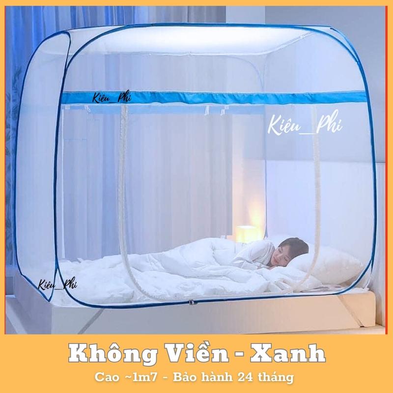 Màn Chụp Tự Bung Người Lớn LOẠI 1 Mùng chụp tự bung chống muỗi đỉnh chóp đỉnh vuông gấp gọn thông minh