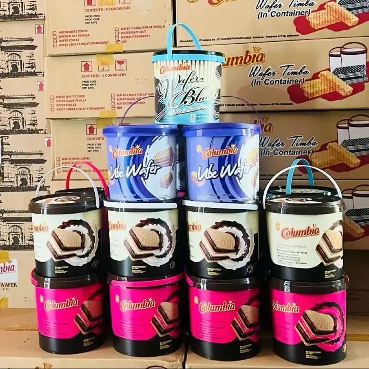 (1 Dus / 6 Timba ) Wafer Columbia Timba 1 karton all varian - Shop ...