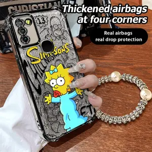 XWBDDFSK186 casing hp For Infinix Smart 5 allinclusive Fourcorner antifall phone case with lanyard Interesting classic animated characters softshell