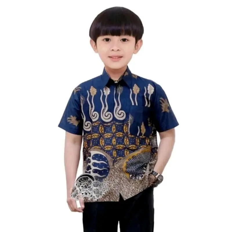 BAJU BATIK ANAK VIRAL MOTIF TERBARU/ATASAN BATIK ANAK BAHAN KATUN PRIMA 6