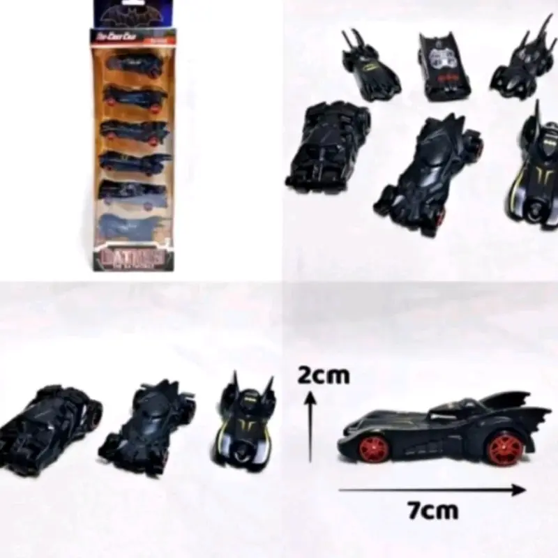 Mainan Anak Diecas Batman Isi 6 pcs Mainan Mobil Batman murah 2