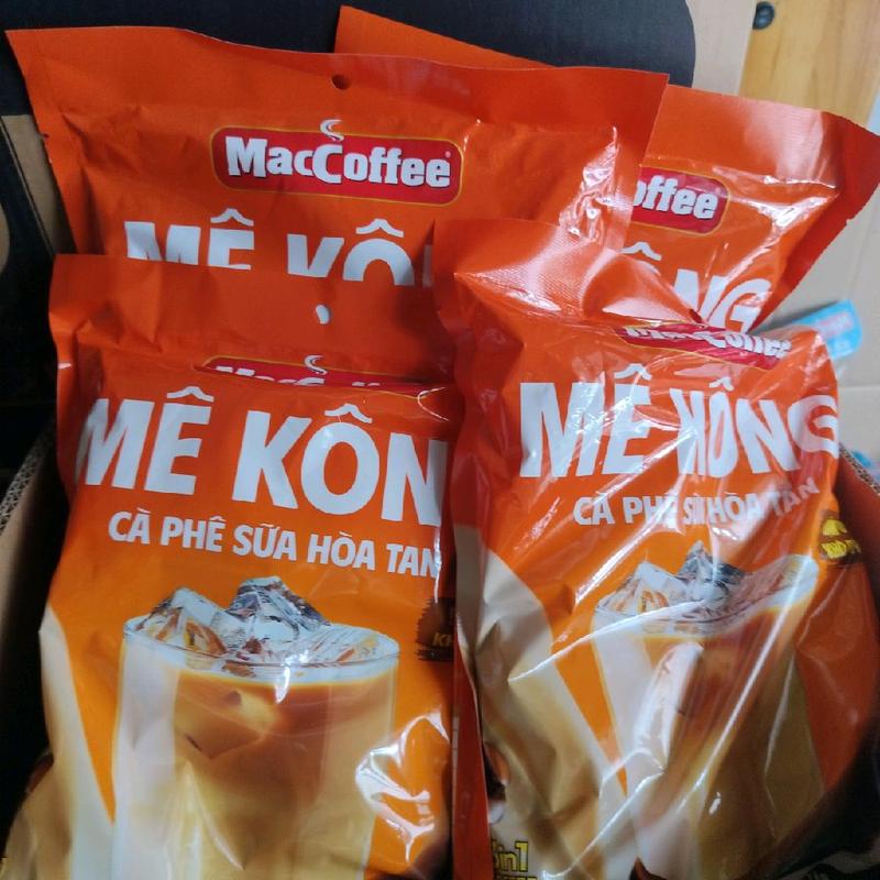 MacCoffee Combo 5 Túi Cà Phê Mêkông Thơm Ngon Đậm Vị Cà Phê Sữa Hòa Tan (1 túi 20 gói )
