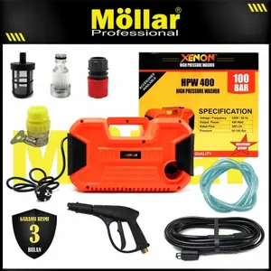 Jet Cleaner Xenon Mollar HPW400 High Pressure Washer Mesin Steam Cuci
