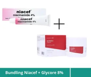 BUNDLING NIACEF - GLYCORE 8 I MERAWAT KULIT WAJAH