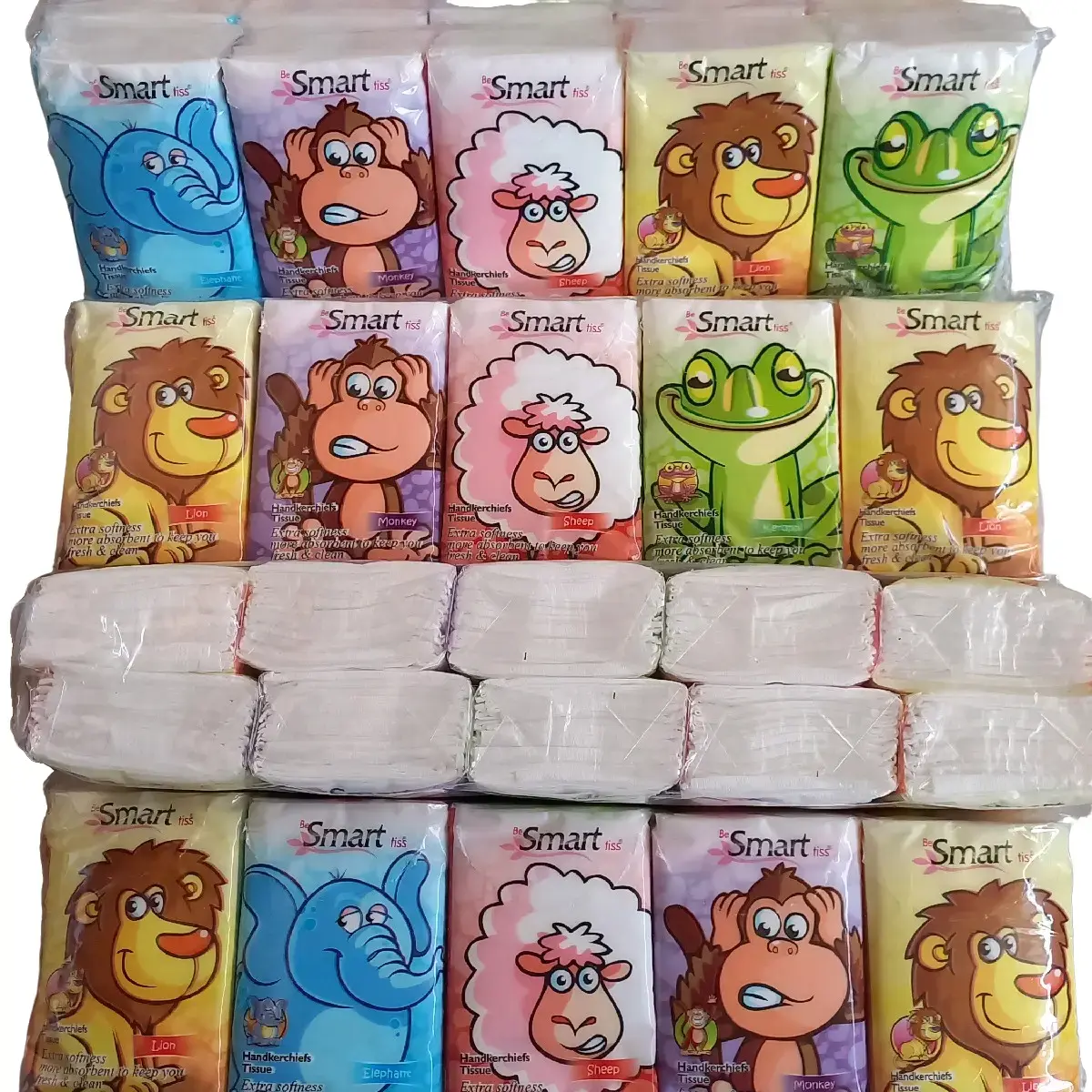 Smartiss Paket 6 Pack Tissue Pocket Tisu Saku Travel Smartiss 60 Pcs Hemat Praktis untuk Bepergian Promo Murah