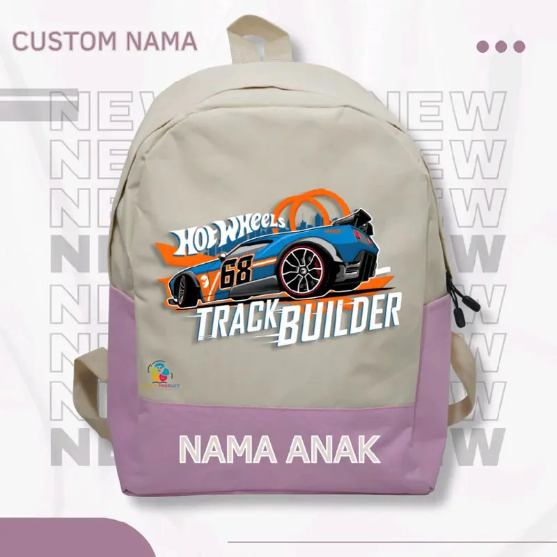 tas ransel anak sekolah sd tk karakter holwen track ( free nama ) 5