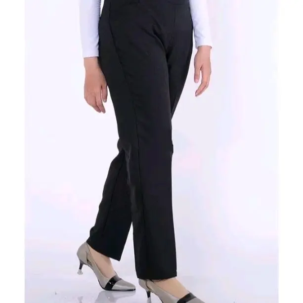 Celana Kerja Kantor Wanita Model kancing Berkualitas - Formal celana keper  wanita rok hitam