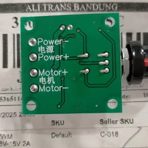 Speed Controller/PWM DC/Dimmer DC 1,8V-15V 2A
