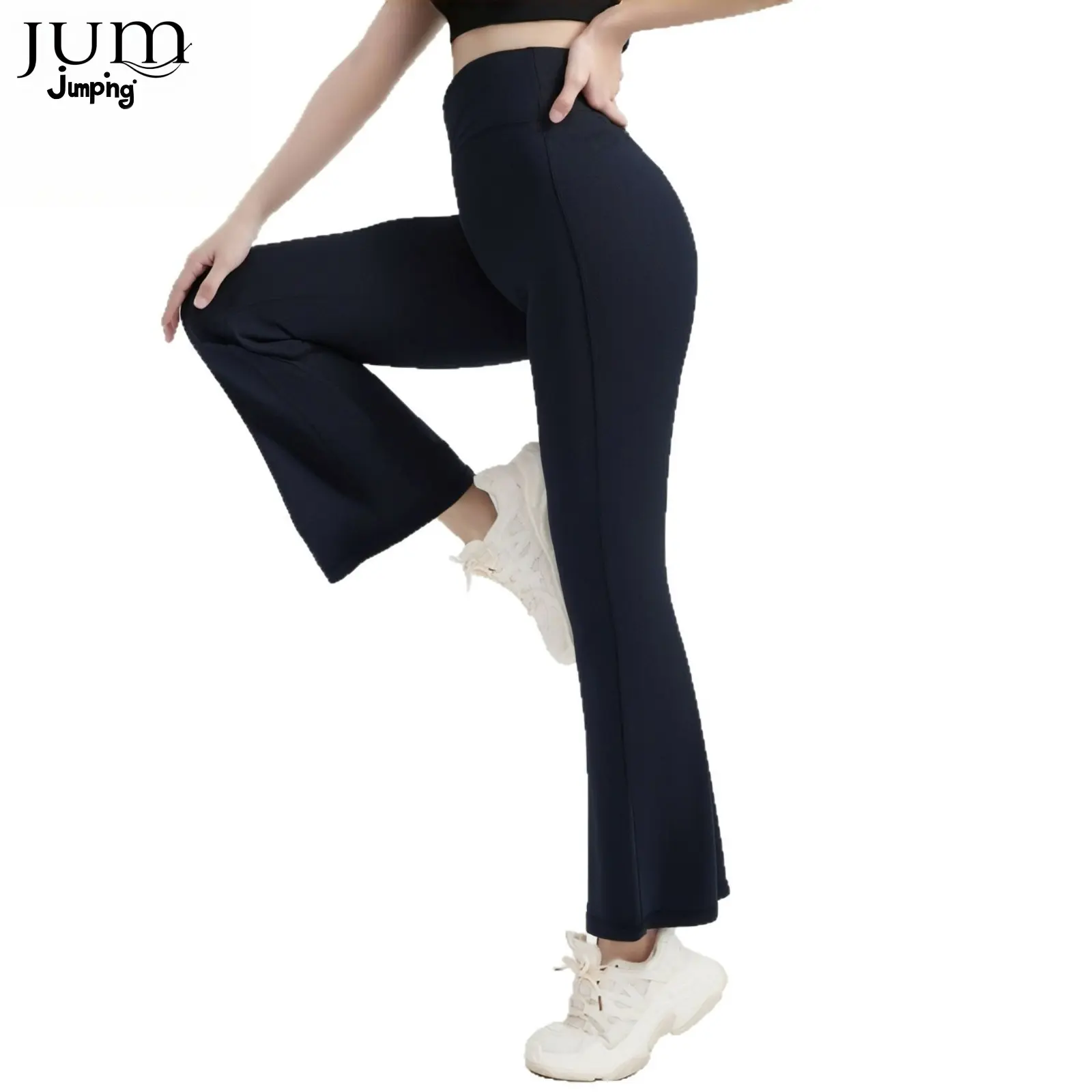 JUM No embarrassment Line Yoga pants Women's High Waist Hip Lifting Peach Hip Tighe Pants Sports Pants Runing Ftiness Pants flares Pants