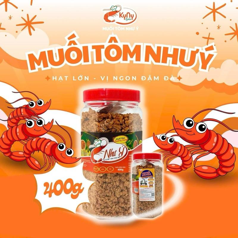  MUỐI TÔM NHƯ Ý - HÀNG CHÍNH HÃNG DATE MỚI RA LÒ  400G  - Gia vị thiết yếu 