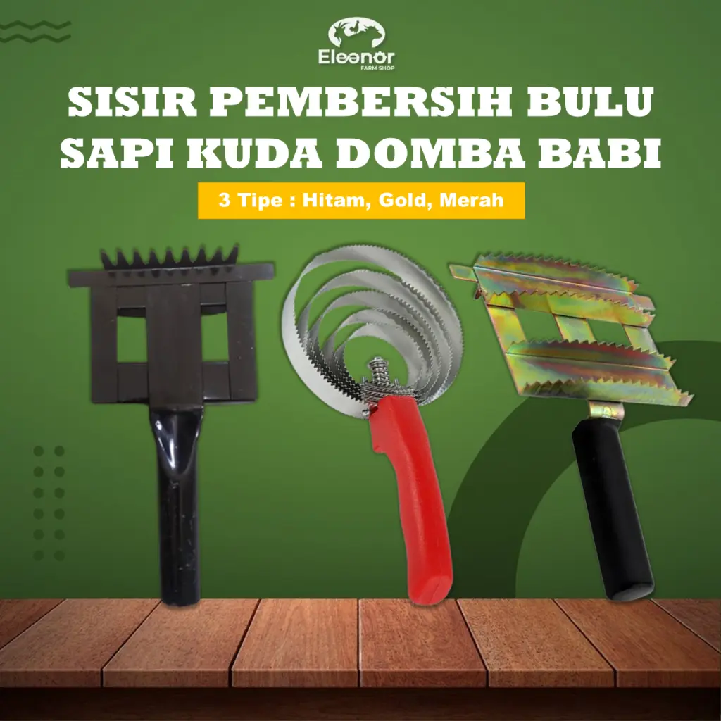 Sisir Pembersih Bulu Sapi Kuda Domba Babi