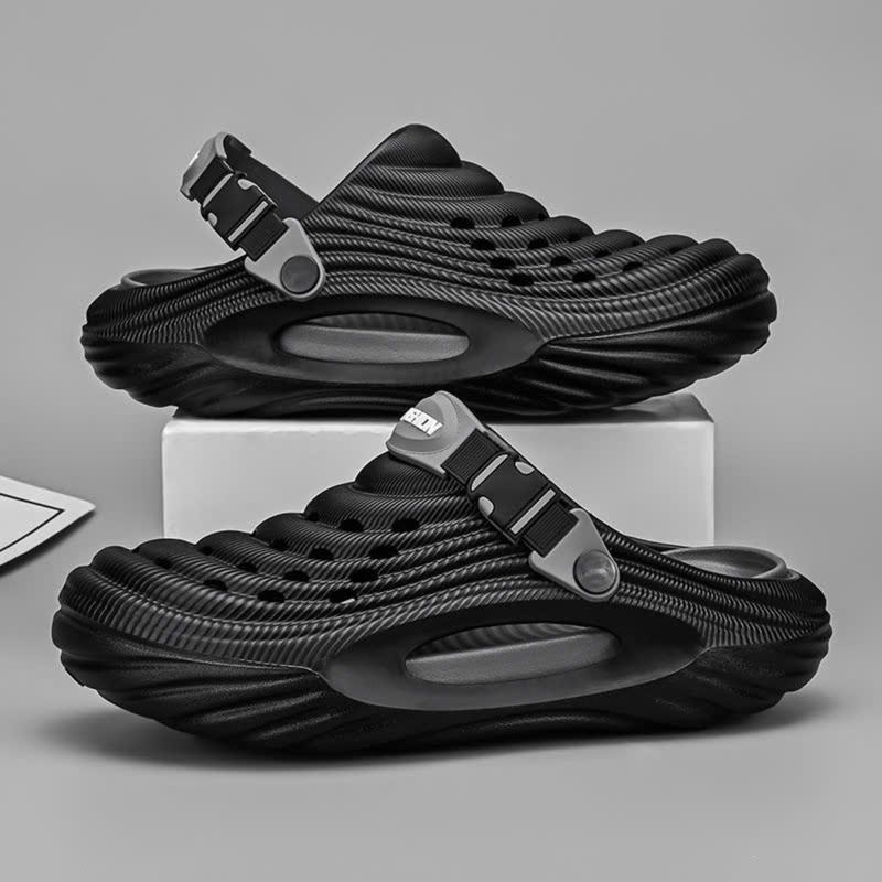 (LÙI 1 SIZE) Dép Sục Nam Nữ Chất EVA Cực Nhẹ Thoáng Êm Tăng Chiều Cao 5cm (D21) Lót Rời Dễ Vệ Sinh, Thoải Mái Đi Mưa, Đi Nước