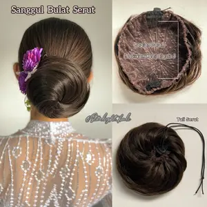 STARLIGHT BALI - Sanggul Bulat Premium/ Sanggul TALI SERUT/ Sanggul Cepol/ Sanggul Donat/Sanggul Bulat