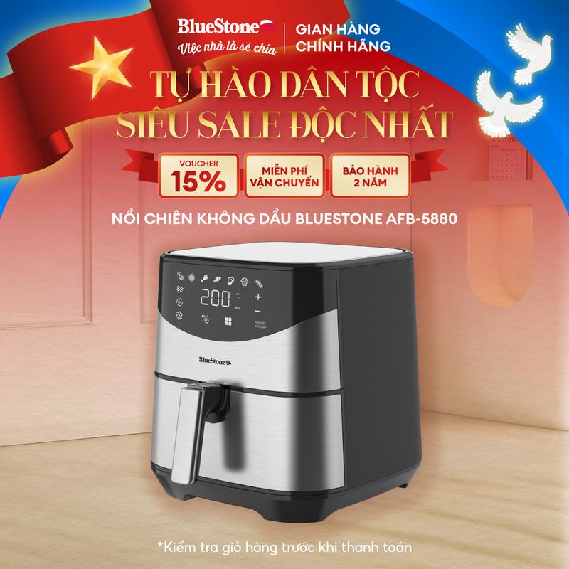 [SALE THÁNG 4] Nồi Chiên Không Dầu BlueStone AFB-5880 5.5 Lít 1700W