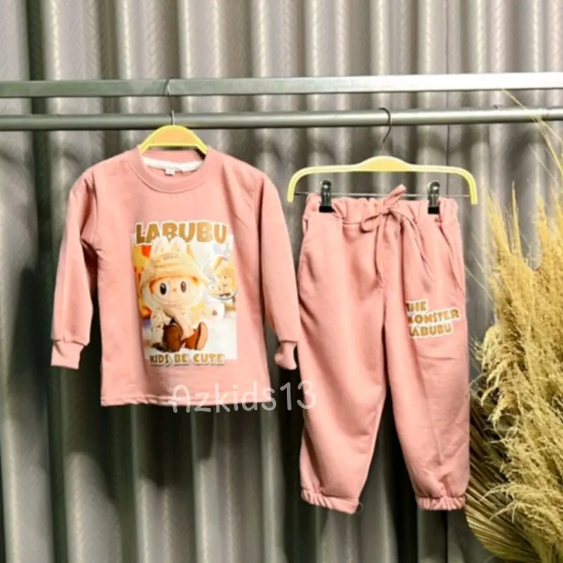 Setelan anak terbaru lalabu 2-10Thn cewe/cowo bisa pake Parsel Unisex 4