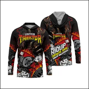 Jersey Driver Traktor Sawah Full Print Tangan Panjang Joki Traktor Tebal Adem Nyaman