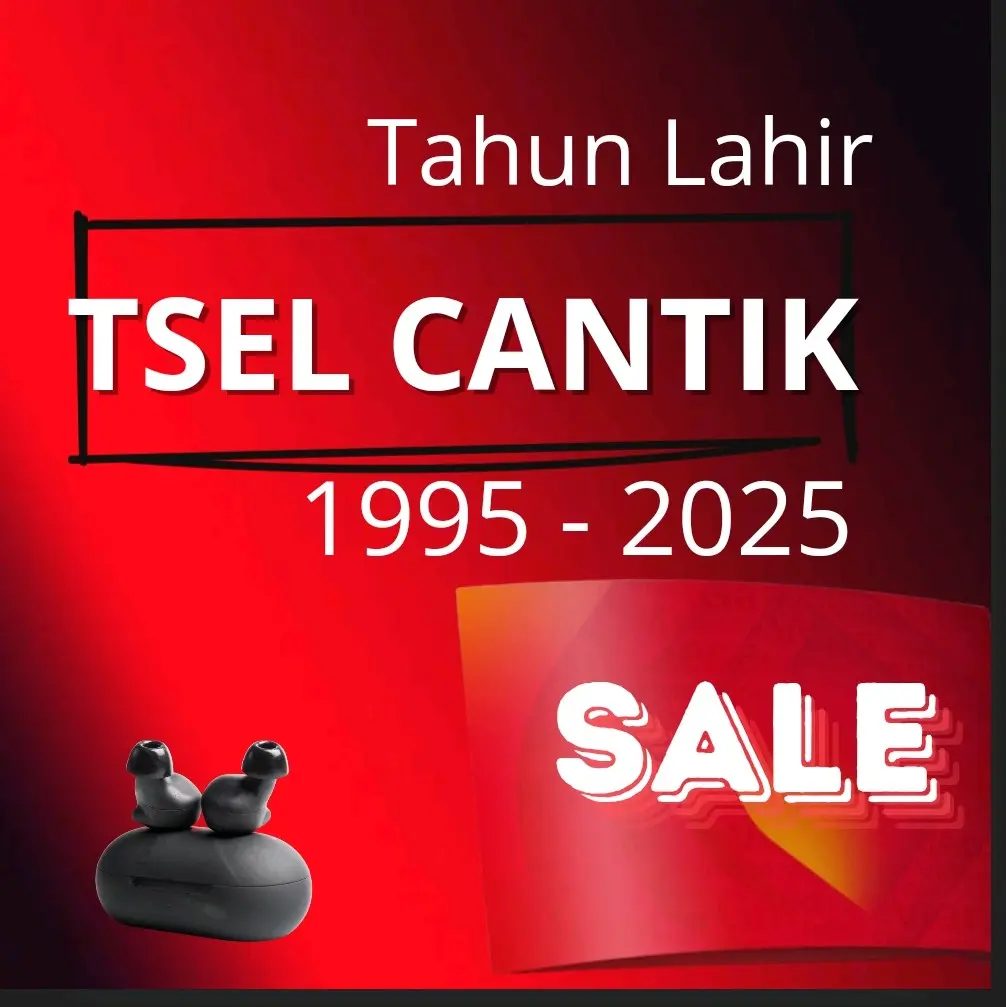 no cantik telkomseI - earphone & handphone bluetooth seri tahun lahir