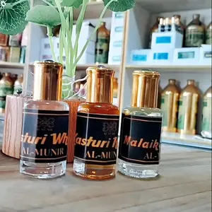 PAKET GROSIRAN 3 BOTOL 63riBU Parfum Bibit Murni Non Alkohol 12 ml( kasturi kijang, malaikat fajar, kasturi putih)