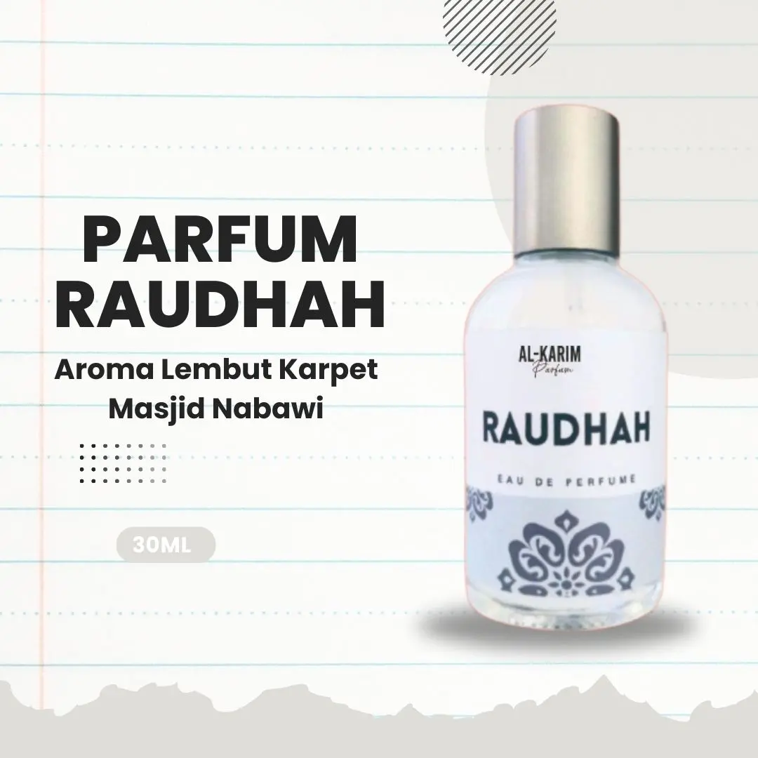Parfum Raudhah Wangi 30ml - Parfum Islami Pria Wanita