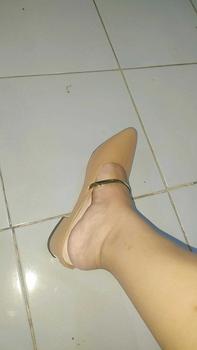 Product Review of Sandal Wanita Mules Kekinian Termurah/heels 3 cm DYO RING Shoes from R**A 0