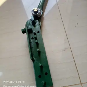 Alat PENeKUK Besi Beton 6,8,10 Mili untuk Ring Begel Kolom Cakar Ayam dengan Pin Dimensi 6-25 cm Bahan Besi Kanal UNP50 Ketenala 3 Mili