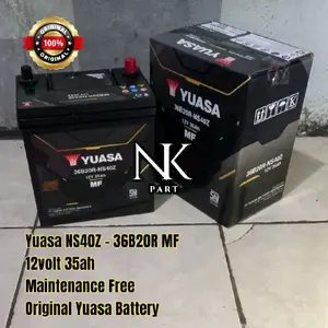 Aki Accu Mobil Yuasa NS40Z 36B20R MF 12V 35Ah Aki Kering Original Yuasa