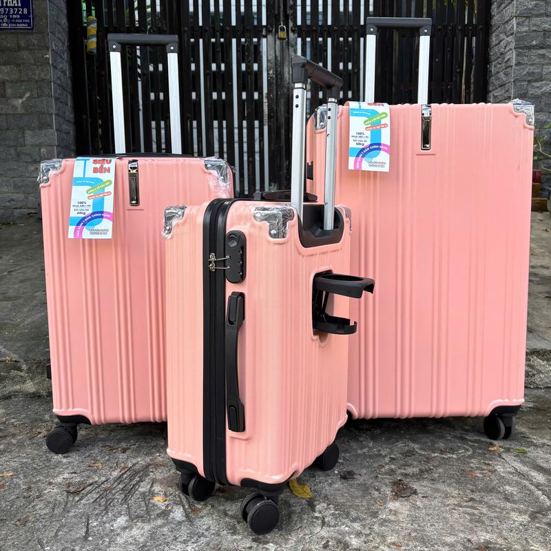 Vali TN268 Tặng Túi Đựng Giày Nhựa ABS+PC Chống Va Đập Có Khay Đựng Nước + Móc Treo Đồ Bảo Hành 5 Năm Phụ Kiện - LỖI ĐỔI MỚI TRONG 7 NGÀY