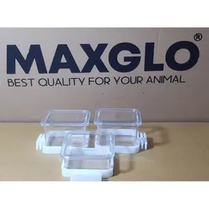 MaxGlo Cepuk MaxGlow Pakan & Minum Burung 1 Set Isi 3 Kualitas Terbaik untuk Hewan Peliharaan Anda