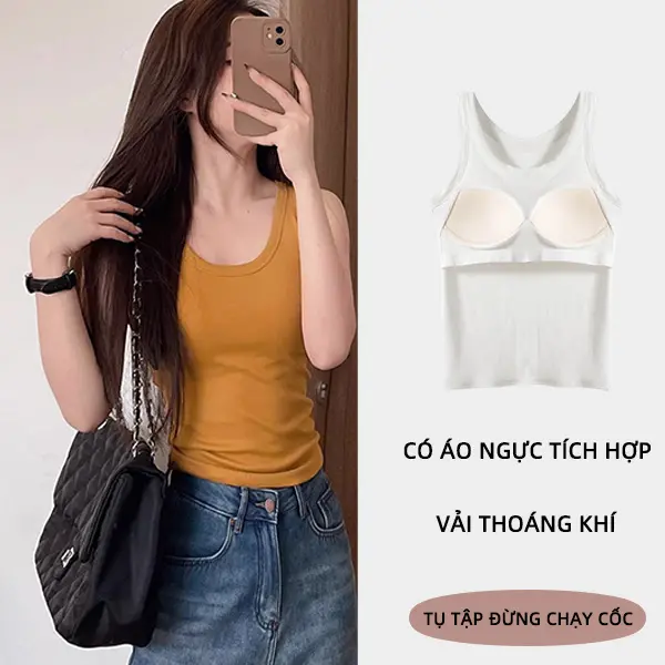 áo hai dây đồ nữ đẹp sang chảnh áo ba lỗđẹp áo yếmcó mút đệm áo ba lỗ cho nữsang chảnh tanktopbigsize áo dây kiểunữ áo hai dây
