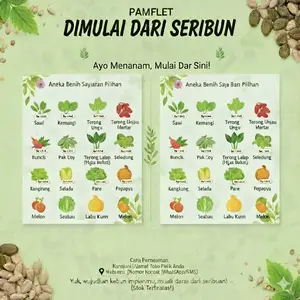 10 macam paket bibit sayuran murah dan berkualitas hasil labolatorium