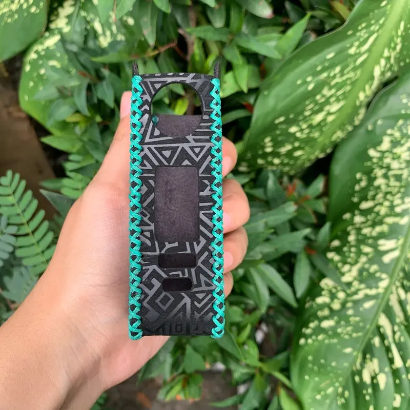 SLEEVE CASE M 200 HIJAU MOTIF BEXLUSIVE PREMIUM SLEEVE CASE COVER SLEEVE LEATHER FULLLASER 1