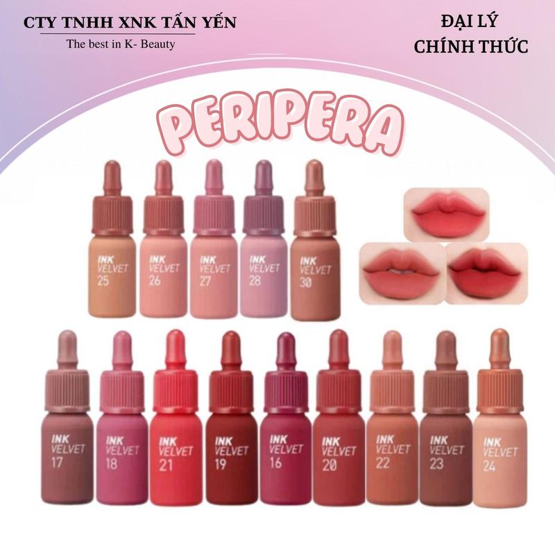 Son Kem Mịn Lì Peripera Ink Velvet Nude 4g