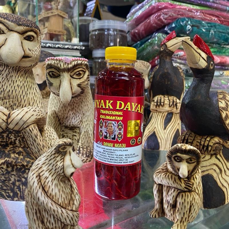 Paket 4 pcs Minyak Urut Dayak Kalimantan Tubuh - Akar Seluang Belum, Ginseng Hutan, Sereh & Palawija - herbal Gatal 5