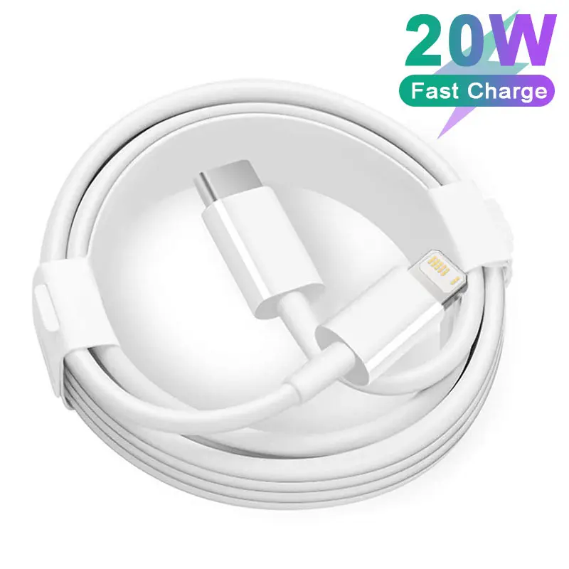 PD 20W Type C To Lightning Date Cable Compatible With Charging Data Transfer For iP 12 Series & XS XR 11 Pro Max